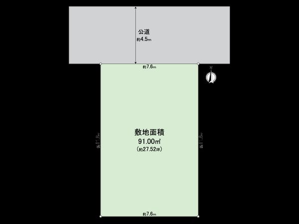 栄区中野町 土地 区画図 栄区中野町 土地 区画図