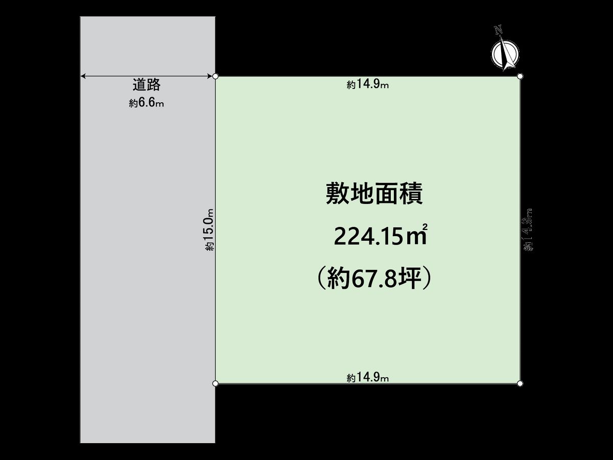 栄区桂台西2丁目 売地 区画図 区画図