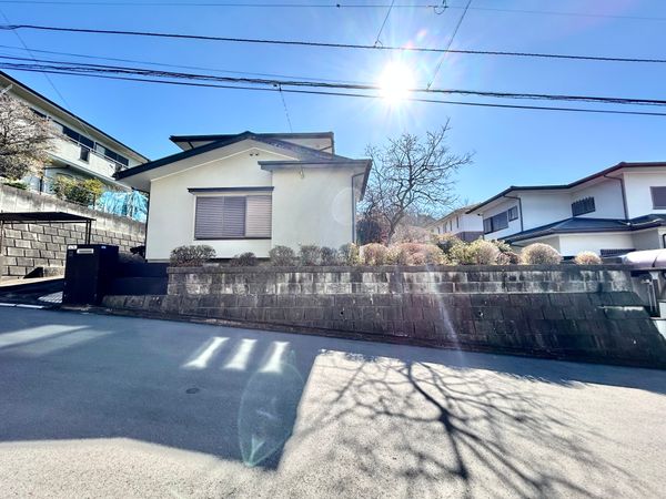 横浜市栄区東上郷町 土地 前面道路含む外観 横浜市栄区東上郷町 土地 前面道路含む外観