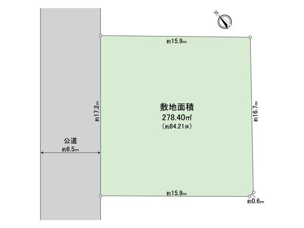 横浜市栄区東上郷町 土地 区画図 横浜市栄区東上郷町 土地 区画図