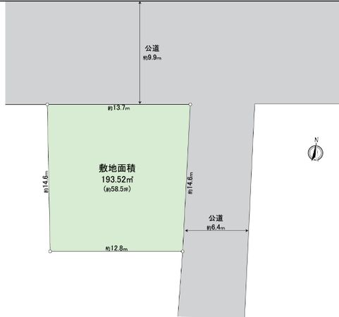 栄区犬山町 土地 区画図