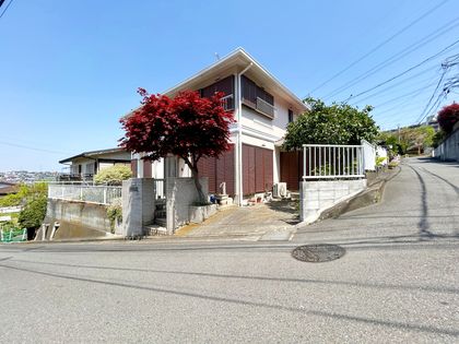栄区若竹町 2階より富士山を望む、開放的で明るい南角地。 土地写真
