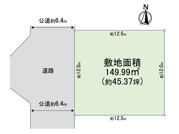 栄区東上郷町 土地 区画図 栄区東上郷町 土地 区画図
