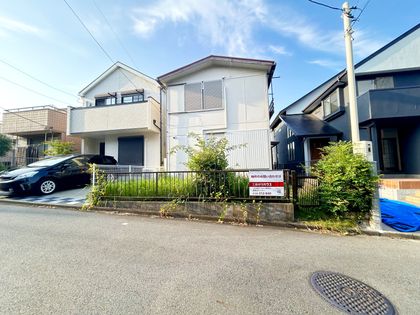 栄区元大橋2丁目 古家付土地 前面道路含む外観