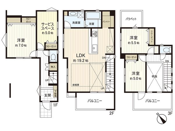 間取図(平面図)