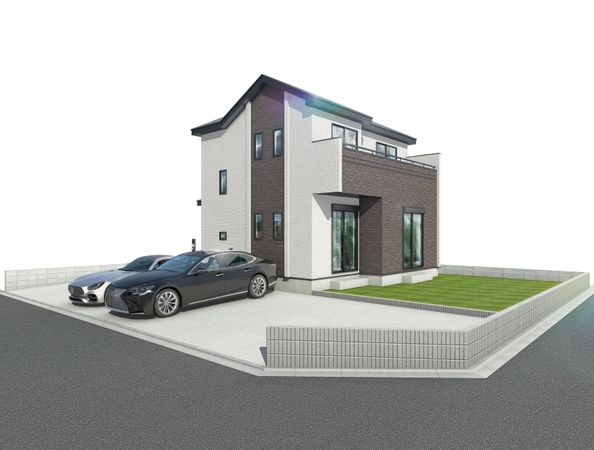 栄区桂台南2丁目 新築戸建 外観パース図 栄区桂台南2丁目 新築戸建 外観パース図