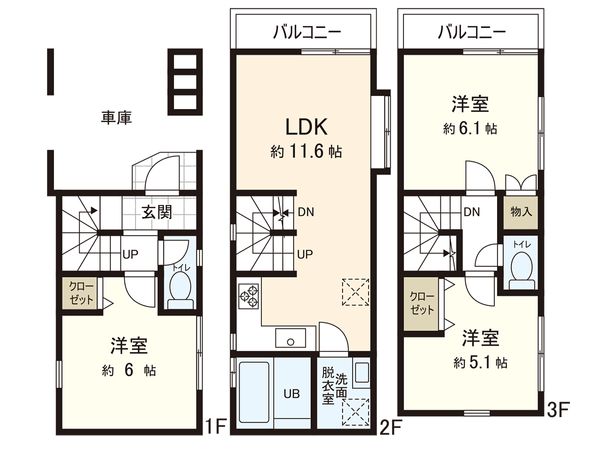 港南区野庭町 間取図(平面図) 間取図(平面図)