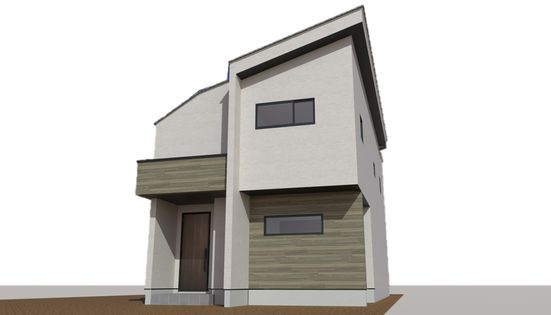 洋光台2丁目新築戸建 1号棟 外観パース図