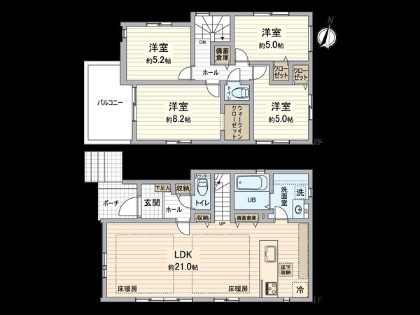磯子区洋光台4丁目 新築1号棟 間取図(平面図)