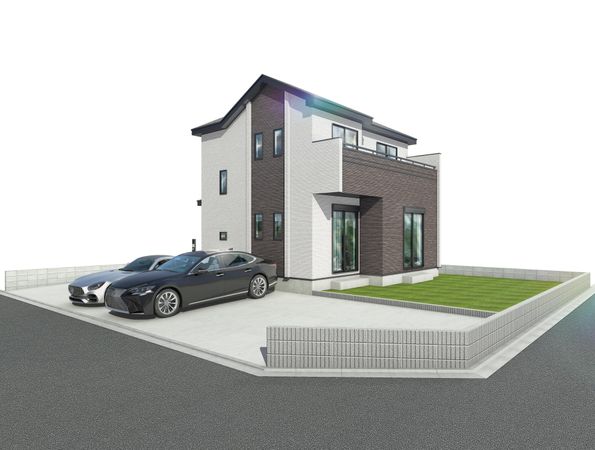 栄区桂台南2丁目 新築戸建 外観パース図 栄区桂台南2丁目 新築戸建 外観パース図