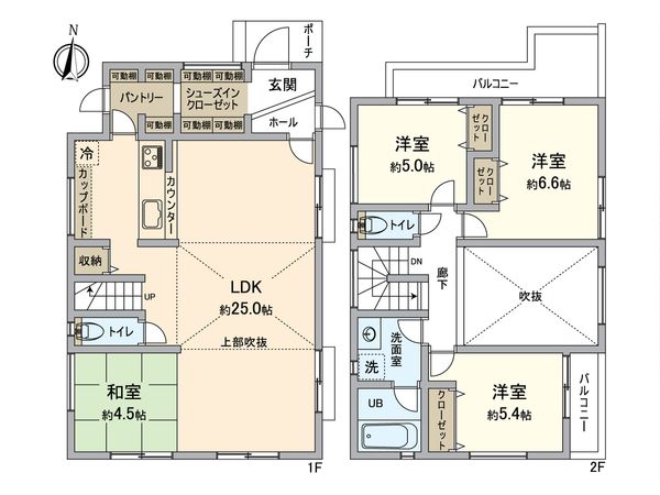 栄区犬山町 新築戸建 間取図(平面図) 栄区犬山町 新築戸建 間取図(平面図)