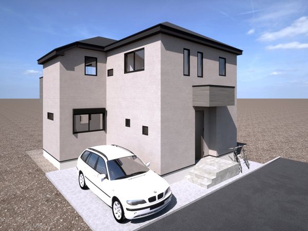 磯子区田中1丁目 新築C棟 外観パース図