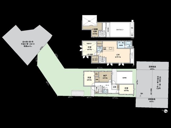 栄区小山台2丁目 新築戸建 1号棟 間取図