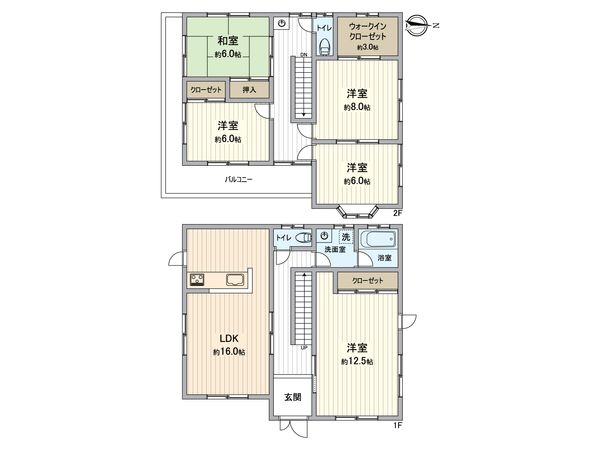 栄区桂台西2丁目 戸建 間取図(平面図) 栄区桂台西2丁目 戸建 間取図(平面図)