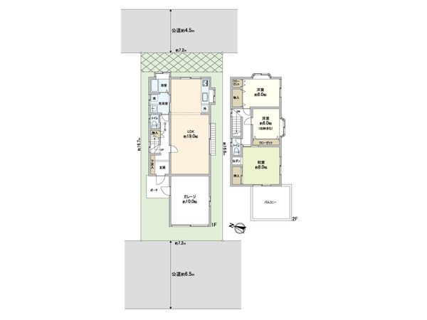 港南区港南台1丁目 戸建 間取図(平面図)