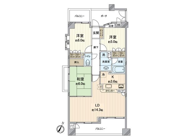 グレイス洋光台マークアヴェニュー 間取図(平面図) グレイス洋光台マークアヴェニュー 間取図(平面図)