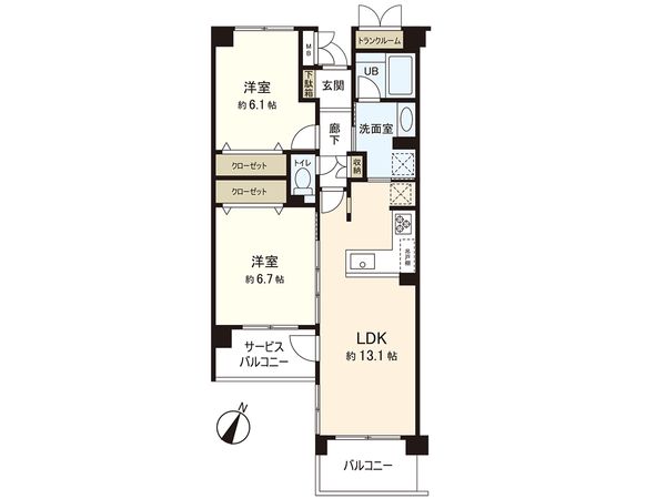 間取図(平面図)
