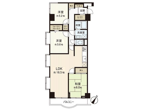 エンゼルハイム港南台第二 間取図(平面図) エンゼルハイム港南台第二 間取図(平面図)