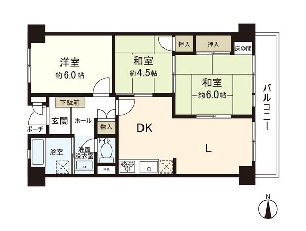 菱興洋光台マンション 間取図(平面図) 間取図(平面図)