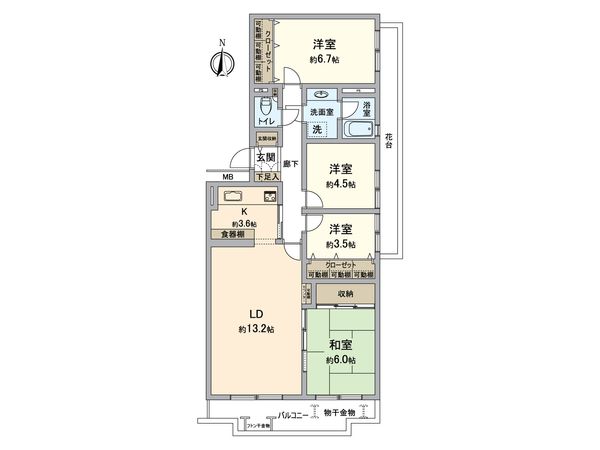 港南台パークホームズ 間取図(平面図) 港南台パークホームズ 間取図(平面図)
