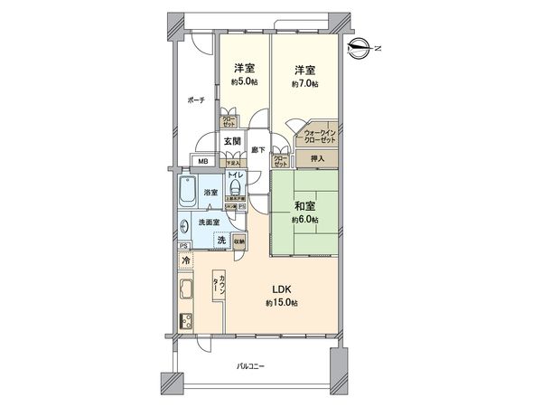 サンクタス横濱洋光台 間取図(平面図)