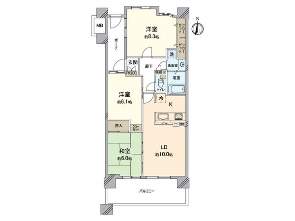 ナイスアーバンスクエア洋光台 間取図(平面図) ナイスアーバンスクエア洋光台 間取図(平面図)