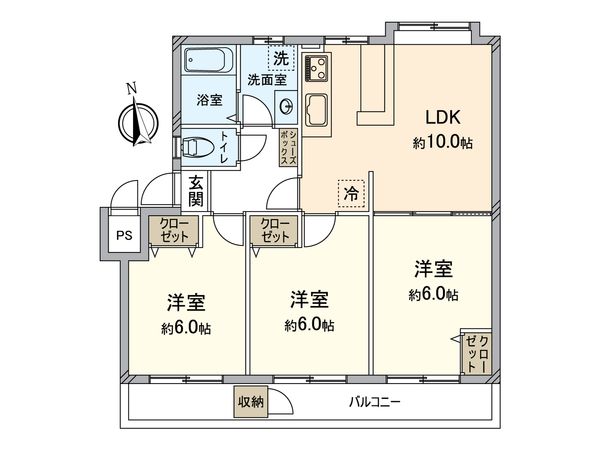 上中里団地 17号棟 間取図(平面図) 間取図(平面図)