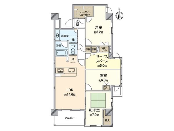 グランドメゾン洋光台 間取図(平面図) グランドメゾン洋光台 間取図(平面図)