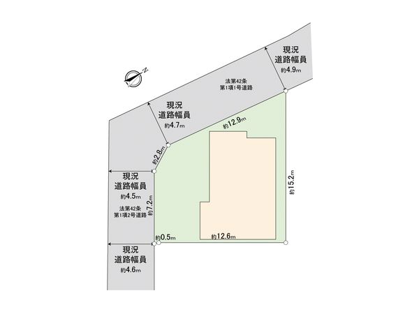 中区豆口台(土地) 間取図(平面図)