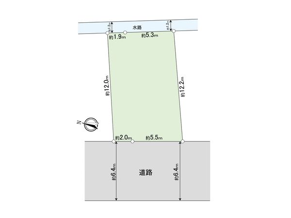 鶴見区東寺尾1丁目(土地) 区画図