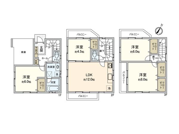 鶴見区菅沢町(戸建) 間取図(平面図) 鶴見区菅沢町(戸建) 間取図(平面図)