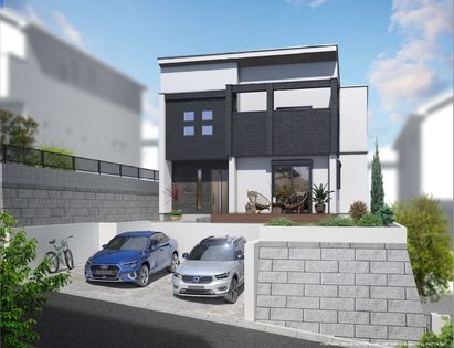 鶴見区梶山2丁目(新築戸建) 外観パース図