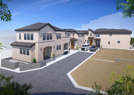 鶴見区東寺尾北台(新築戸建)5号棟 外観パース図