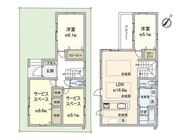 鶴見区上末吉3丁目(新築戸建) 間取図(平面図)