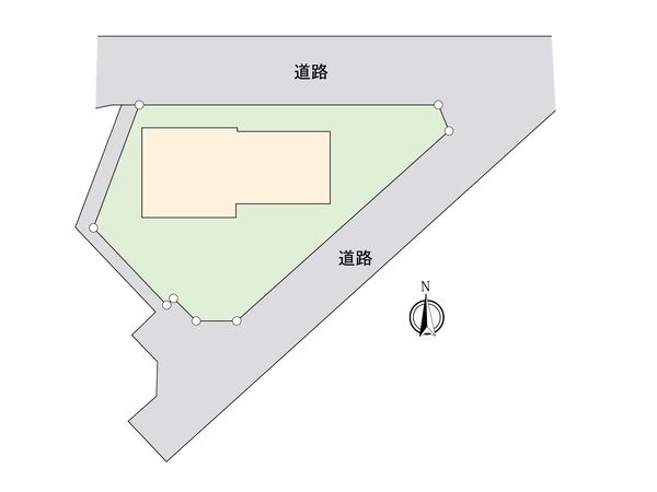 鶴見区北寺尾4丁目(アパート、ガレージ付、2世帯住宅) 区画図