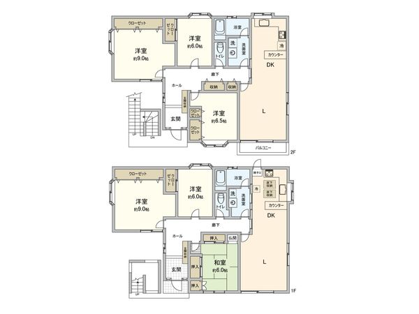 鶴見区北寺尾1丁目(戸建) 間取図(平面図) 間取図(平面図)