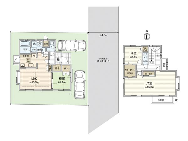 鶴見区下末吉6丁目(戸建) 間取図(平面図) 鶴見区下末吉6丁目(戸建) 間取図(平面図)