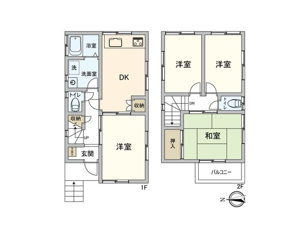 鶴見中央5丁目(戸建) 間取図(平面図) 鶴見中央5丁目(戸建) 間取図(平面図)