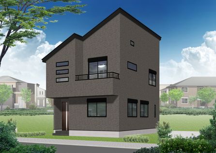 戸塚区上矢部町(新築戸建) 外観パース図