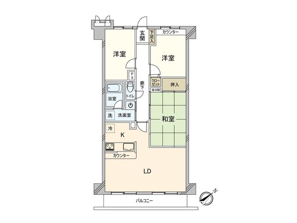 NICアーバンプラザ鶴見 間取図(平面図)