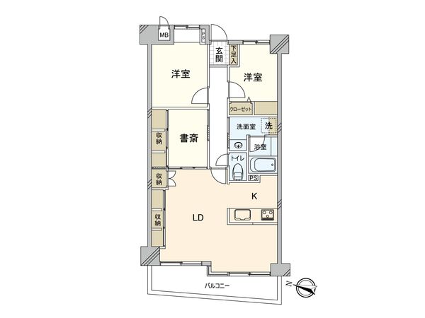 ナイスアーバン新川崎ステイツ 間取図(平面図) ナイスアーバン新川崎ステイツ 間取図(平面図)