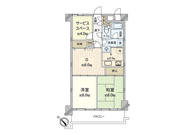 朝日プラザ三ツ池公園 間取図(平面図) 間取図(平面図)