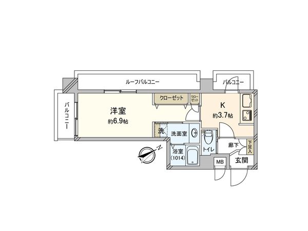 セザール第三鶴見 間取図(平面図) 間取図(平面図)