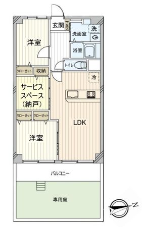 日商岩井鶴見マンション 間取図(平面図) 間取図(平面図)
