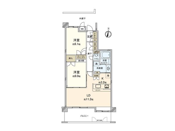 サンクレイドル鶴見 間取図(平面図) サンクレイドル鶴見 間取図(平面図)