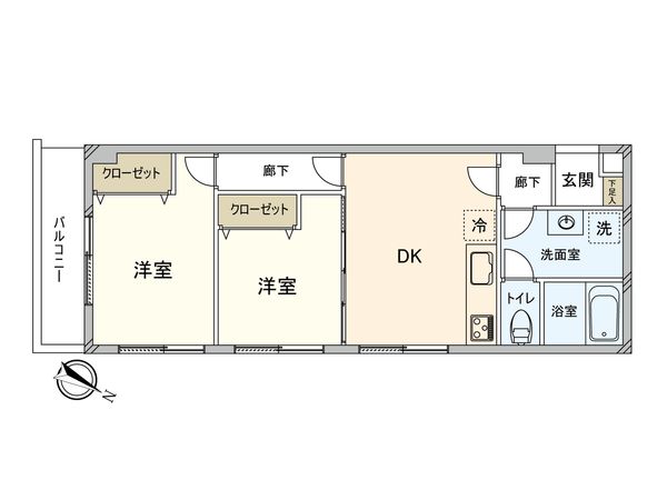 エンゼルハイム鶴見第2 間取図(平面図) エンゼルハイム鶴見第2 間取図(平面図)