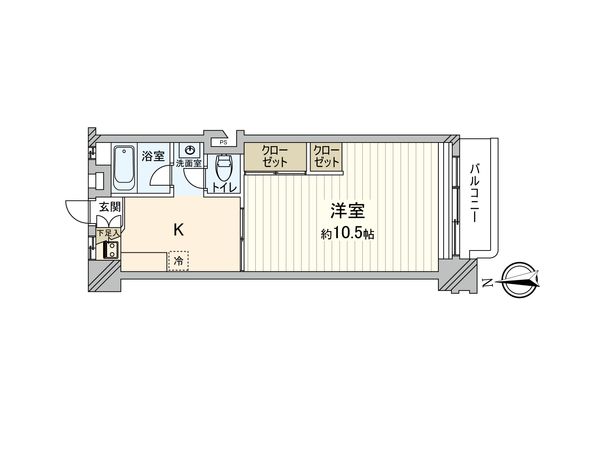 シャンボール川崎 間取図(平面図) 間取図(平面図)