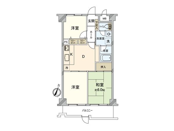 NICライブハイム鶴見 間取図(平面図) NICライブハイム鶴見 間取図(平面図)