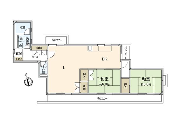 鶴見二見台KSマンション 間取図(平面図) 鶴見二見台KSマンション 間取図(平面図)