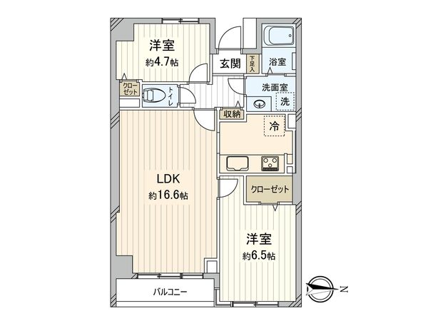 横浜山手ガーデニア 間取図(平面図)